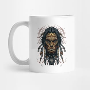 Native American Warrior Mug